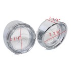 Chrome Turn Signal Light Lens Cover For Harley Heritage Softail Flstc Efi Flsti