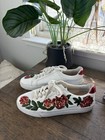 Inc Embroidered Sequin Rose Glitter Sparkling Tennis Shoes Sneakers Size 7m
