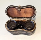 Vintage Antique 1961 Lemaire Fabt Paris Opera Binoculars Glasses Leather Case