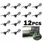 12pc Ho Scale Knuckle Couplers With Spring 20mm E-z Magnetic Railway Coupling