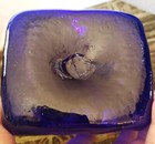 Antique Pharmacy Apothecary Cobalt Blue Bottle Open Pontil 11  Large 
