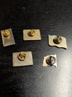 Lot Of 5 Vintage Usa America Hat Pins Lapel Pins Enamel Patriotic