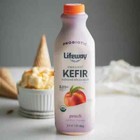 Organic Peach Kefir By Lifeway - Whole Milk Probiotic Drink  32 Oz  3-pack 