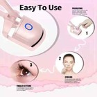 Long Lasting Electric Heated Eyelash Curler Usb Rechargeable Makeup Curling Tool