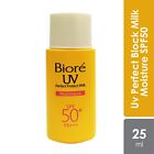  10x 25ml  Biore Uv Perfect Protect Milk Moisture Spf 50  Pa    - Free Shipping