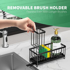 Sink Caddy black Rust-resistant Kitchen Organizer sponge Holder For Kitchen Sink
