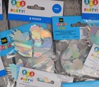 Lot Of 240 - Unicorn   Rainbow Silver Foil Cupcake Picks Toppers Decorations 