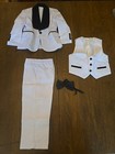 Boys Suit Wedding Tuxedo 3pcs Jacket Pants Vest Child Formal Blazer Sz 4t New