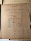 Huge 12 Vintage Geographic Atlas Books Topographic Maps Usa Regions  1890s-1900s