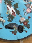 Antique Cloisonn   Japanese 12    Plate Fans And Rickshaw 