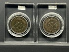 Danbury Mint 1890   1891 Indian Head Pennies Crystal Collection Encased