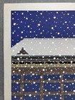 Teruhide Kato Woodblock Print    kiyomizu Temple In Snow   