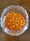 Bullseye Orange - Coarse Frit Glass Fusing 90 Coe 3 30 Lbs