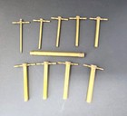 11 Piece Set Antique Brass Cork Borer Victorian Apothecary Wine Maker 