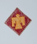 Us Army 45th Infantry Division Thunderbird Patch Korean War Vietnam Era Cut Edge