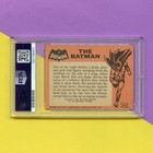 Original 1966 Topps Batman Black Bat Trading Card  1 Psa 6