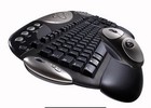Wireless Logitech Cordless Elite Duo Keyboard   Optical Mouse Complete Open Box