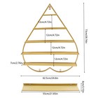 Wall Nail Polish Storage Racks 5tiers Heart-shaped Display Rack Polish Organizer