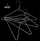 450 White Lacquered Hangers - Free Shipping - Laundries  Shops  Markets