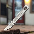 Milspin Rhino Bar Edc Stainless Steel Mini Pry Bar Multi Tool Keychain  Usa Made