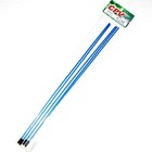 3 2x1 5mm Blue Antenna Tube 380mm 5pcs For Rc Model Buggy Car Truck Racing Boat