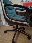 Knoll  Vintage Charles Pollock Executive Chair Green Rare 