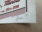 Pearl Jam 2018 Tour - Signed Poster   Limited Paul Jackson Chicago Wrigley Field