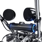 Waterproof Bluetooth Motorcycle Stereo 8 Speaker Soundbar Audio Radio Mp3 System