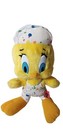 Vintage 1998 Looney Tunes Painter Tweety Bird Plush Stuffed Animal Toy 11 