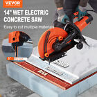 Vevor 14   Portable Electric Concrete Saw With Water Pump And Blade Wet dry