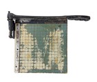 Vtg 8 5  X 8 5  Guillotine Paper Cutter Trimmer Green Grid Industrial Wood Decor