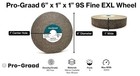 Exl Deburring Wheel - 6  X 1  X 1  9s Fine Grit - Silicon Carbide - Metal Deburr