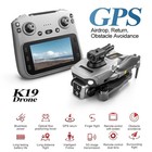K19 Max Gps Drone With 4 5-inch Screen Controller With Sd Card  2 Batteries
