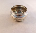 Etched Design Large Russian  84 Sterling Open Master Salt 