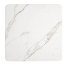 30  X 30  Rectangular Restaurant Table Top With White Marble Laminate Top Finish