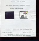 Ryukyu Islands Scott 92 Display Mihon Mint Stamp With Bush Cert    rare   