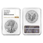 2021 Reverse Proof American Silver Eagle Designer 2pc Set Ngc Pf69 Brown Label