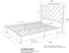 Kings Brand Furniture     Lorain 6-piece Queen Size Gray Bedroom Set