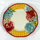 Pioneer Woman Dinnerware Set Of 4 Plates   Bowls  Dishwasher   Microwave Safe