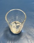 Thick Wall Heavy Bottom Shot Glass 2 25    Tall Clear Vintage