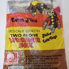 Vintage Mid Calf Length Two In One Wonder Sox Make Cute Toys With Socks