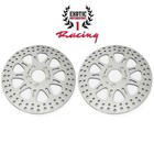 Harley Front Rear Brake Disc Rotors And Pads Softail Fatboy Heritage Dyna