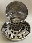 Lot Of 3 Remembrance Ware Communion Trays  With 40 Cup Insert Cover Stainless