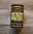 Vintage Crescent Baking Powder Tin  Seattle Washington 1lb Empty No Lid