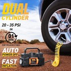Tire Inflator Portable Air Compressor  12v Dc Double Cylinders Heavy Duty Air Pu