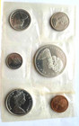 1965 Uncirculated Royal Canadian Mint Set Silver Original Package Canada Coins
