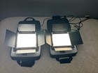 Neewer Nl-660 2-pack Led Video Lights W  Stands  Cases   Barn Doors