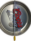 Vintage Coors Light Silver Bullet Beer Metal Serving Tray 2007 Rust On Edges