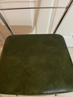 Vintage Mid- Century Green Vinyl And Chrome Cosco Kitchen Stool