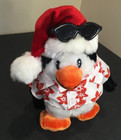   vintage Dan Dee Lighted Animated Singing Penguin Holly Jolly Chirstmas  video
